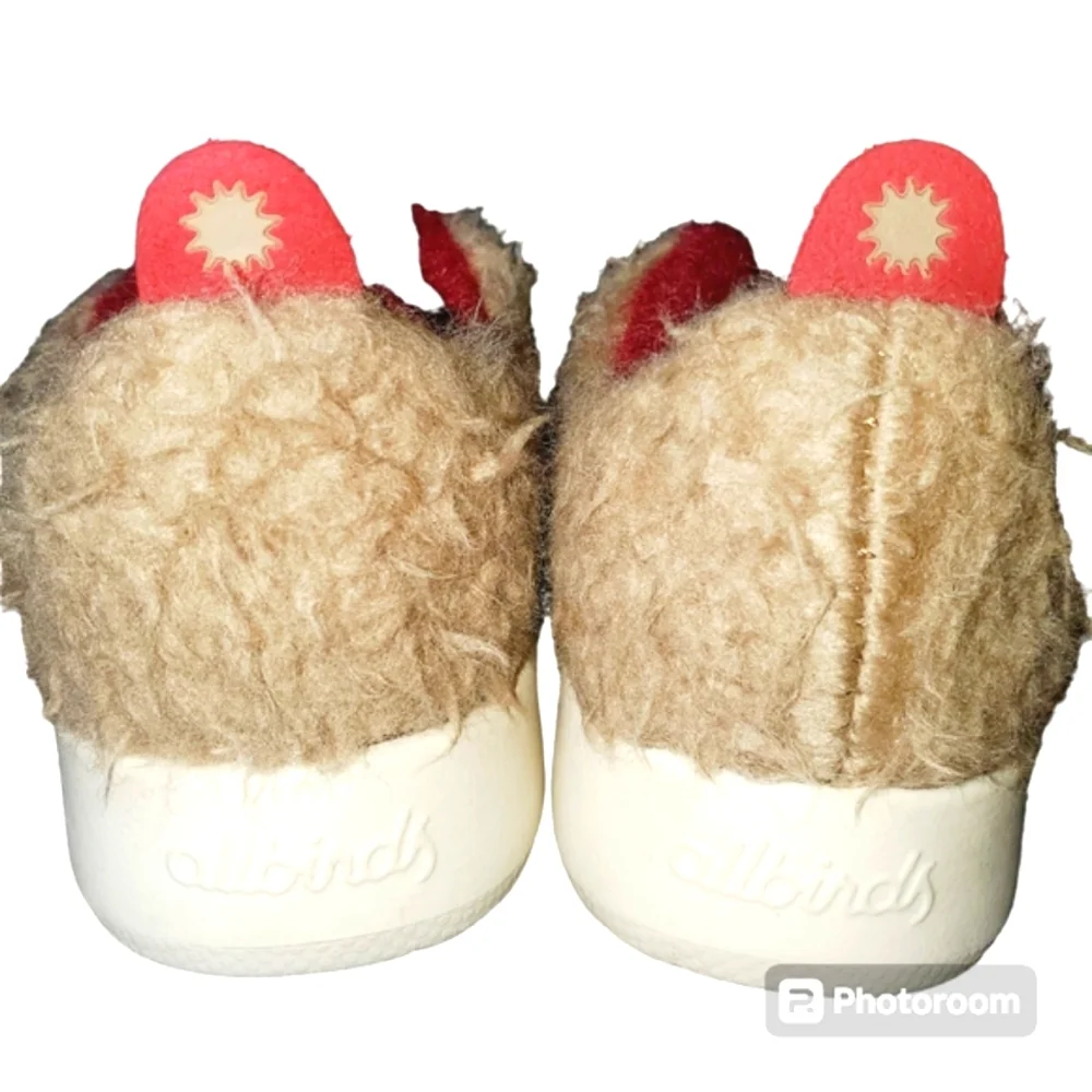 🔥Allbirds Smallbirds‎ ZQ Merino-Wool Biege Slip On Runners Size T6